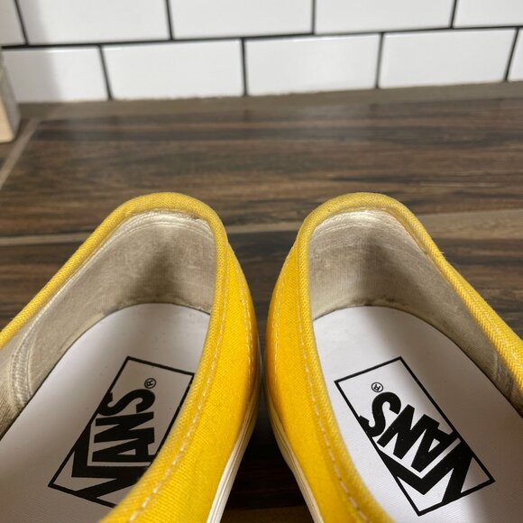 Vans Authentic 44 DX Anaheim Factory Mens Sz 7.5 Shoes Yellow Scene AW Sneakers main image 9